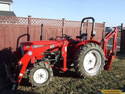 Zen-noh (yanmar) YM3110D compact tractor Micro Hoe_1